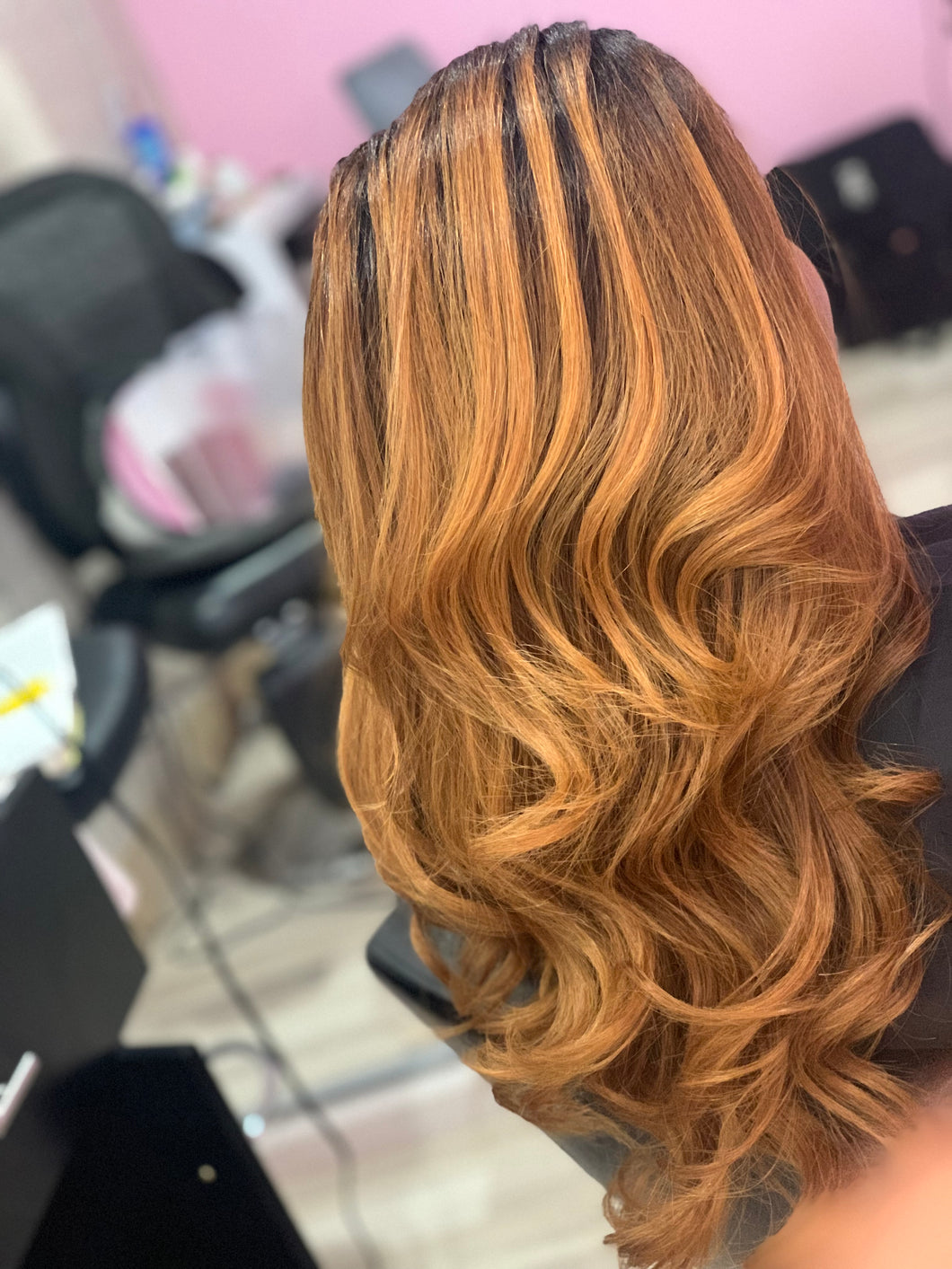 Custom color ombre or highlights